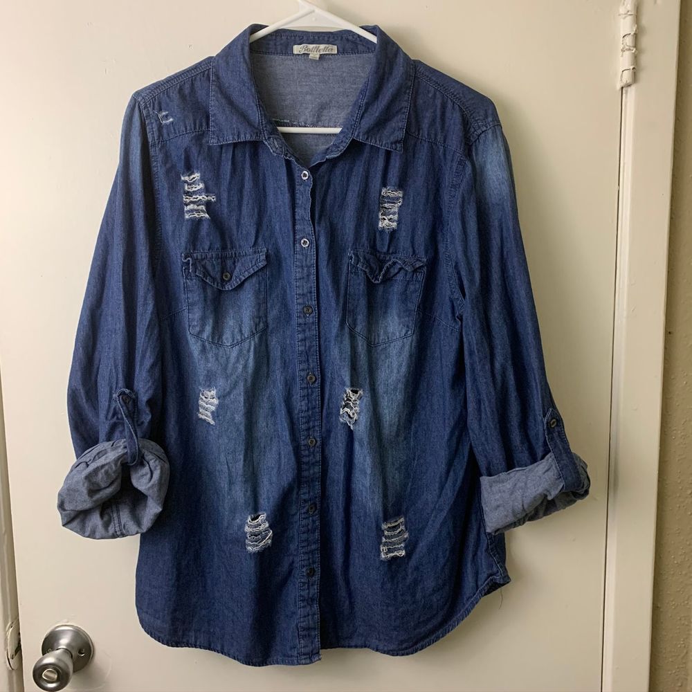 Bottlette Denim Button Down